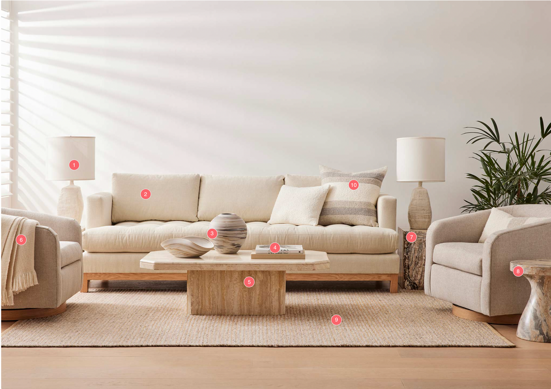 another del mar sofa look