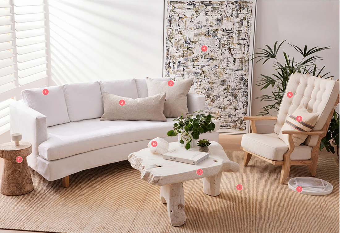 our slipcovered malibu sofa