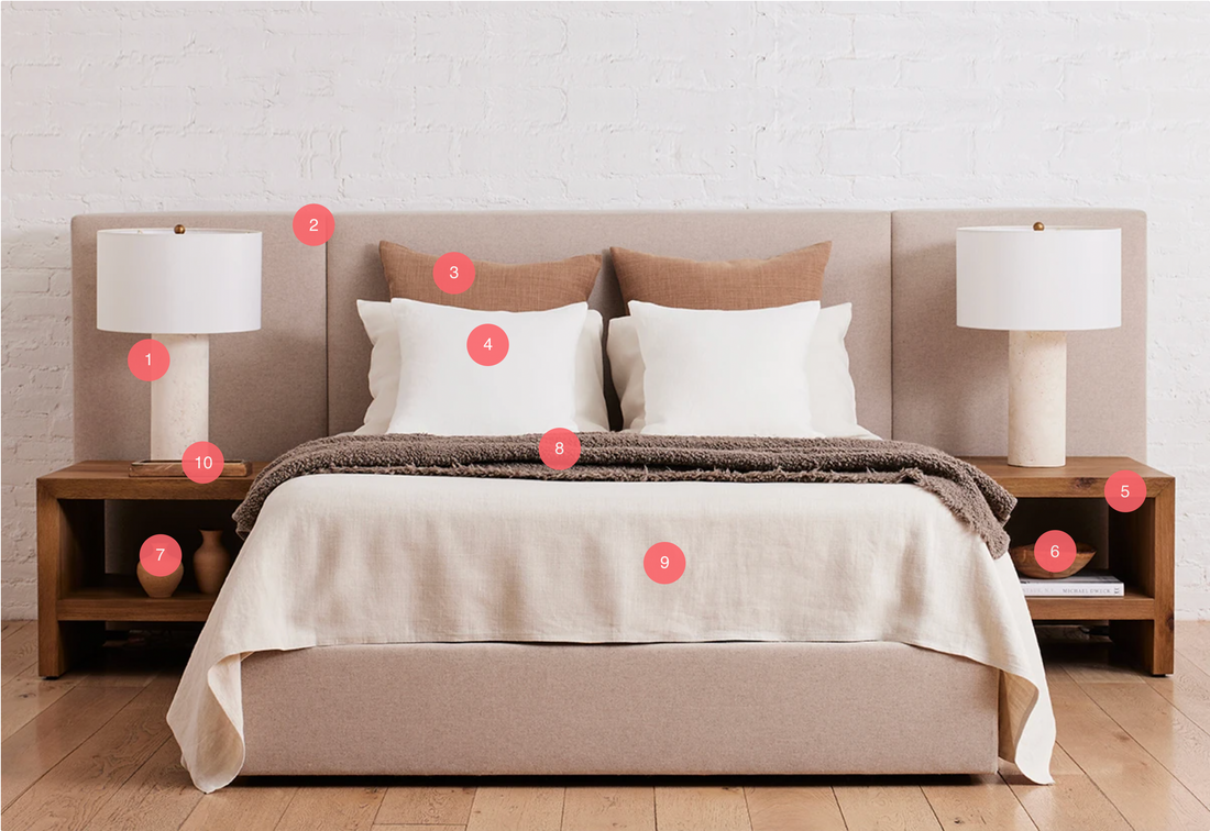 a balanced bedroom
