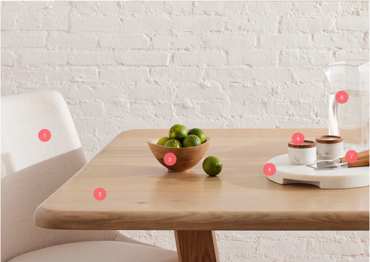 our north haven dining table...