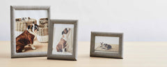 faux shagreen sand picture frame collection