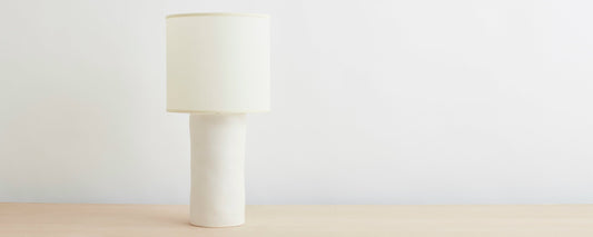 dune white table lamp