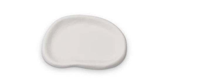 resin amoeba bowl extra large, white