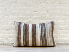 nagy beige and caramel pillow