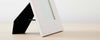 white lacquer picture frame, 8x10