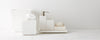 white lacquer soap dish