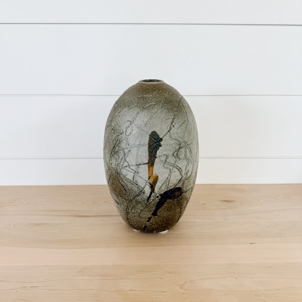 vintage ceramic vase