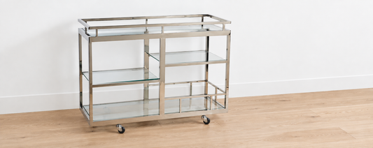 flatiron bar cart