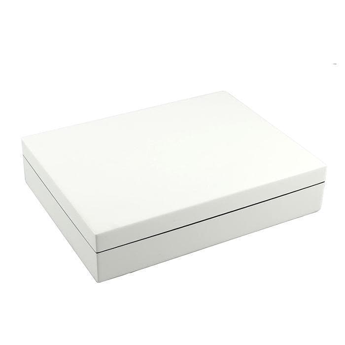 lacquer stationary box-white