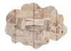 patchwork petrified coffee table