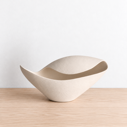 ceramic wavy bowl