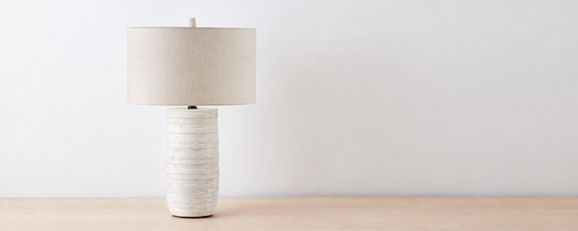 rockport white table lamp