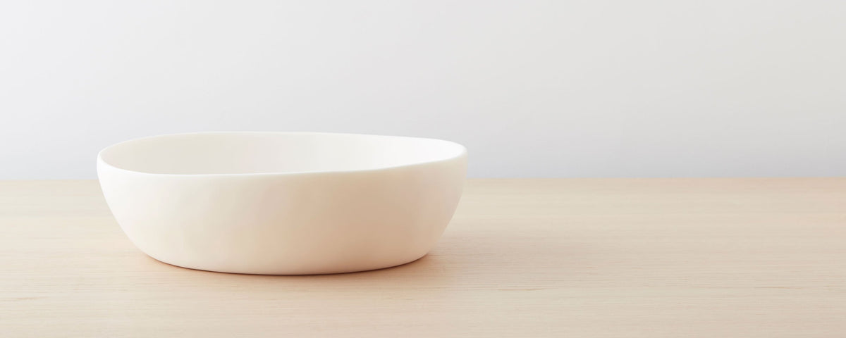 resin wide bowl large, black