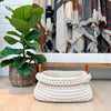 cotton rope short rectangular basket
