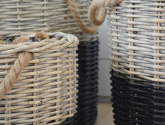 black dipped basket collection
