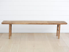 vintage rustic bench