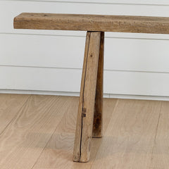 vintage farmhouse bench