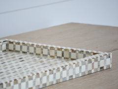 etched grid bone tray