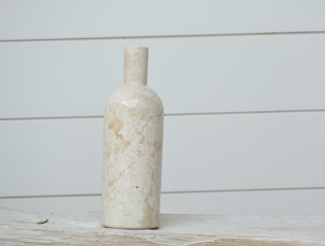carved marble bottle