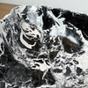 black and white marble bowl