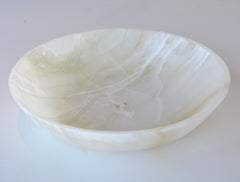 white onyx centerpiece bowl