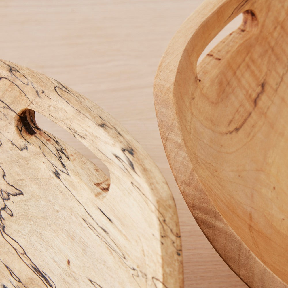 harvest spalted wood bowls