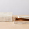 geometric daisy print box small