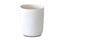 resin white waste basket