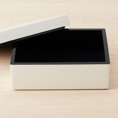white lacquer medium box