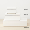 white lacquer medium box