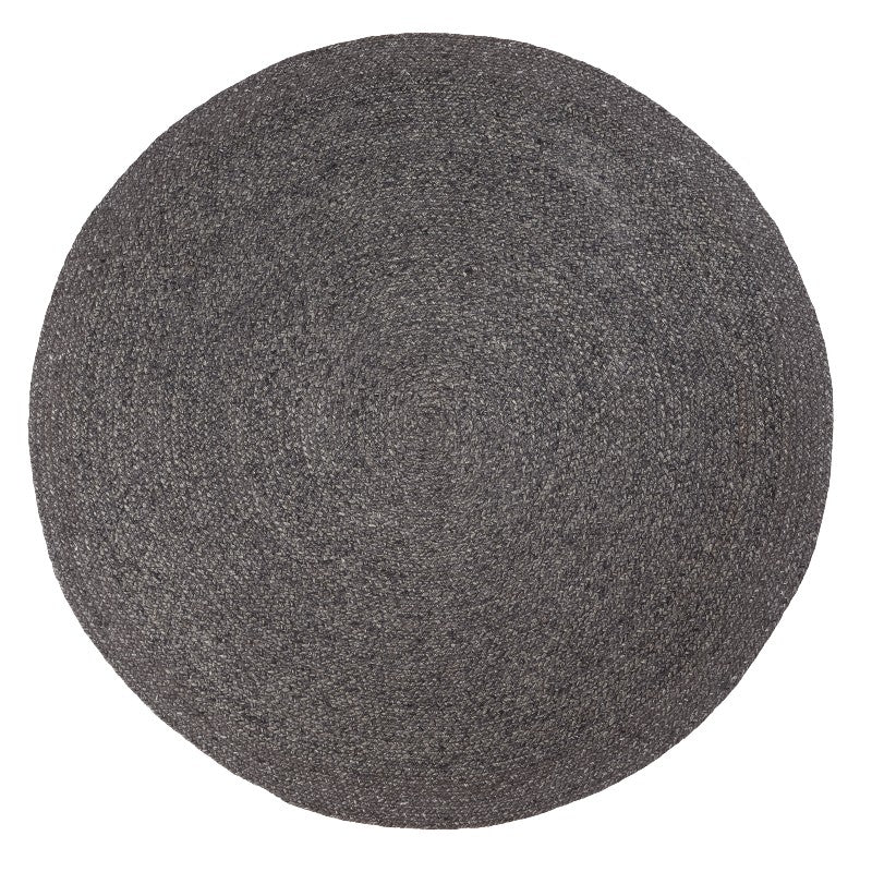 braided weave charcoal area rugs