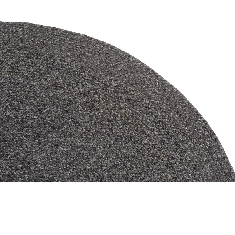 braided weave charcoal area rugs