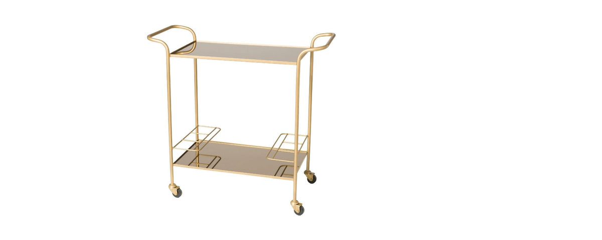the brass bar cart