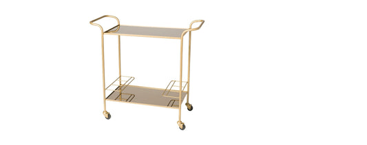 the brass bar cart