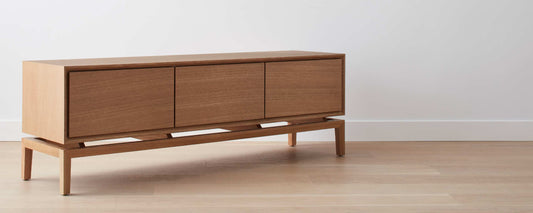 the homenature oak media cabinet