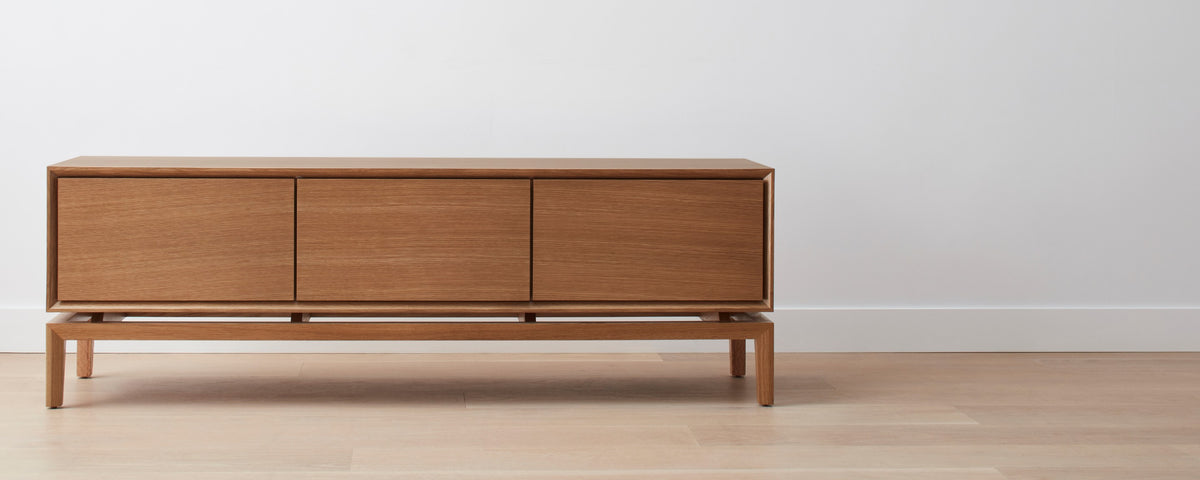 the homenature oak media cabinet