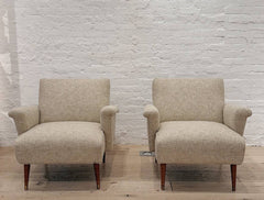 vintage pair of midcentury armchairs