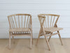the whitewashed teak dining chair