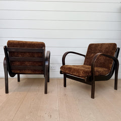 vintage pair of midcentury armchairs