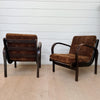 vintage pair of midcentury armchairs