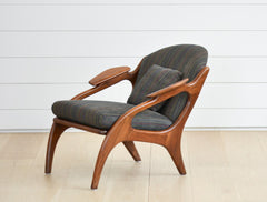 vintage midcentury teak chair