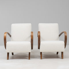 vintage pair of bentwood armchairs