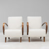 vintage pair of bentwood armchairs