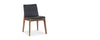 the whalebone black and walnut dining chair