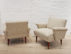 vintage pair of midcentury armchairs