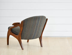 vintage midcentury teak chair