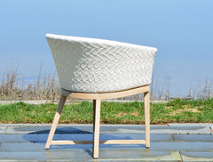 the surf club faux rattan dining chair