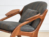 vintage midcentury teak chair