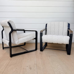 vintage pair of armchairs