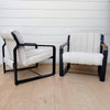 vintage pair of armchairs